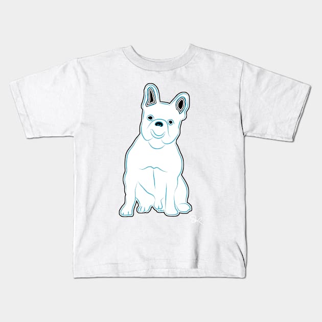 Dog Kids T-Shirt by szartwork